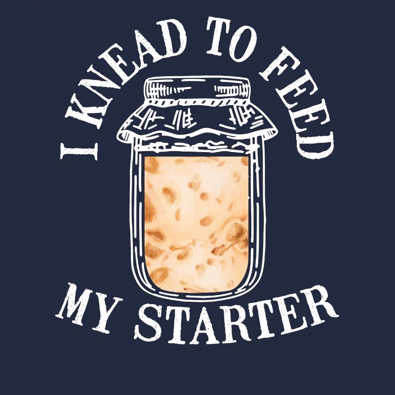 Ich Knete, Um Den Teig Mit Dem Starter