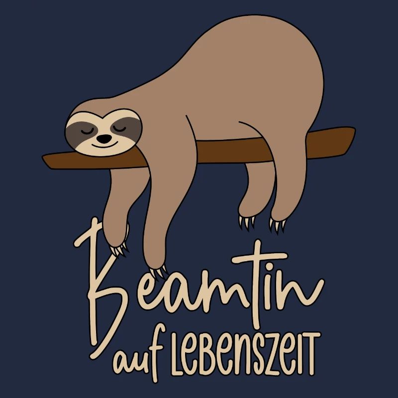 Faultier Beamtin auf Lebenszeit