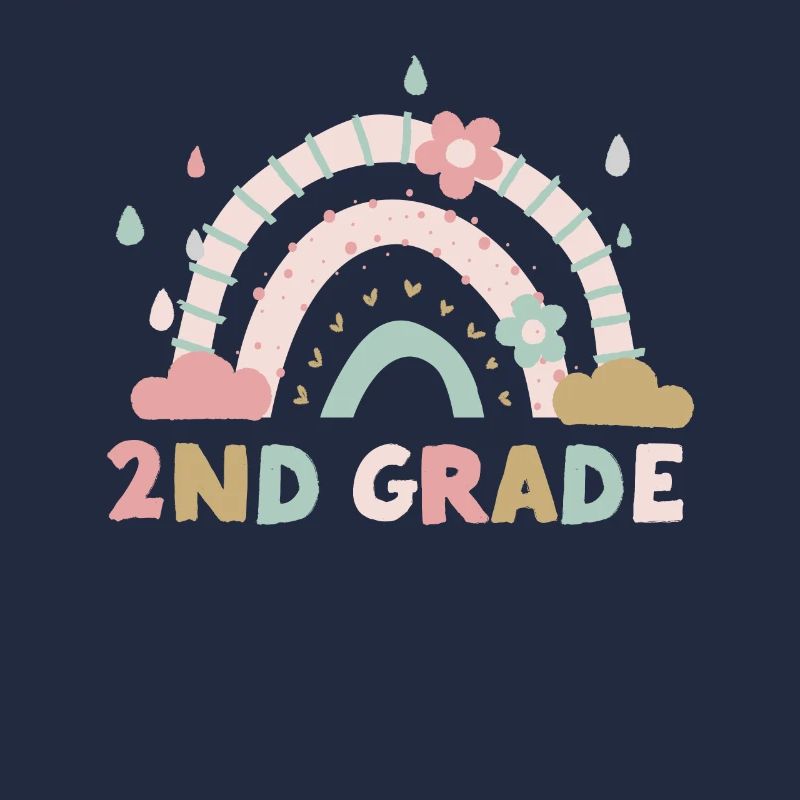 Second Grade 2nd Rainbow Teacher Student 100th