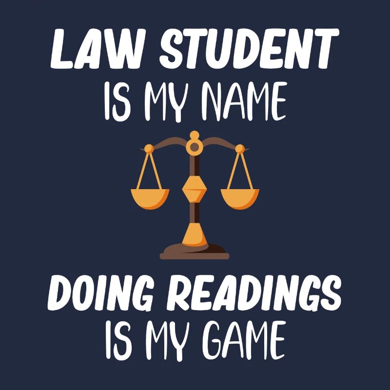 Etudiant en droit, c’est mon nom, faisant des lectures,