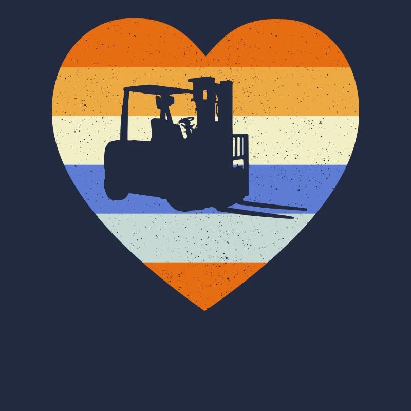 Retro Forklift Operator Forklift Driver Vintage He