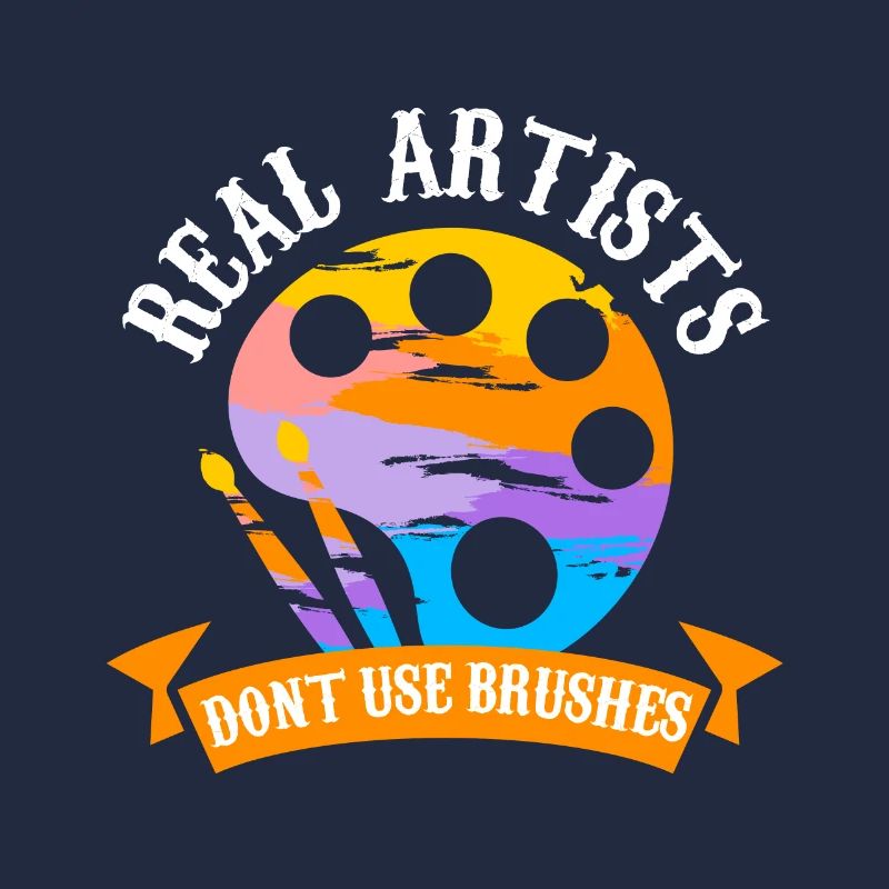 Real artists don't use brushes