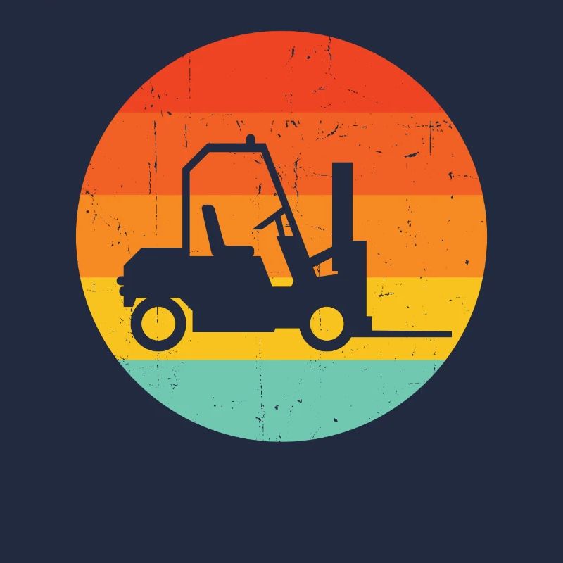 Retro Forklift Driver Forklift Operator Vintage Fo