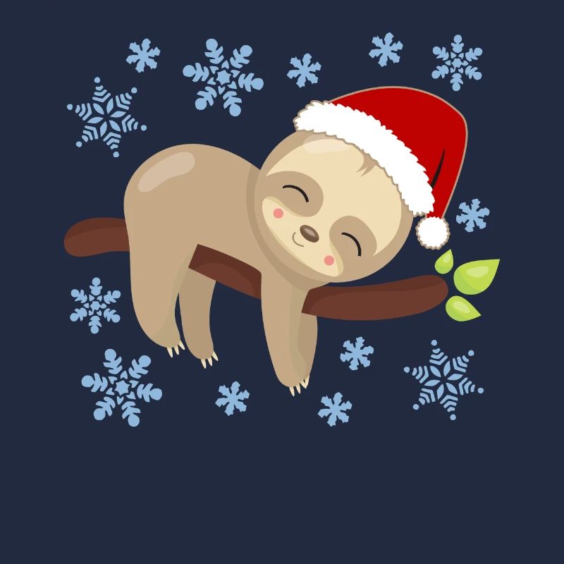 Faultier Weihnachtsnap Gemütliche Feiertage