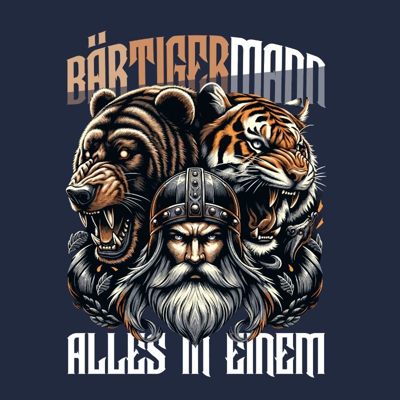 Bärtigermann alles in einem Wikinger
