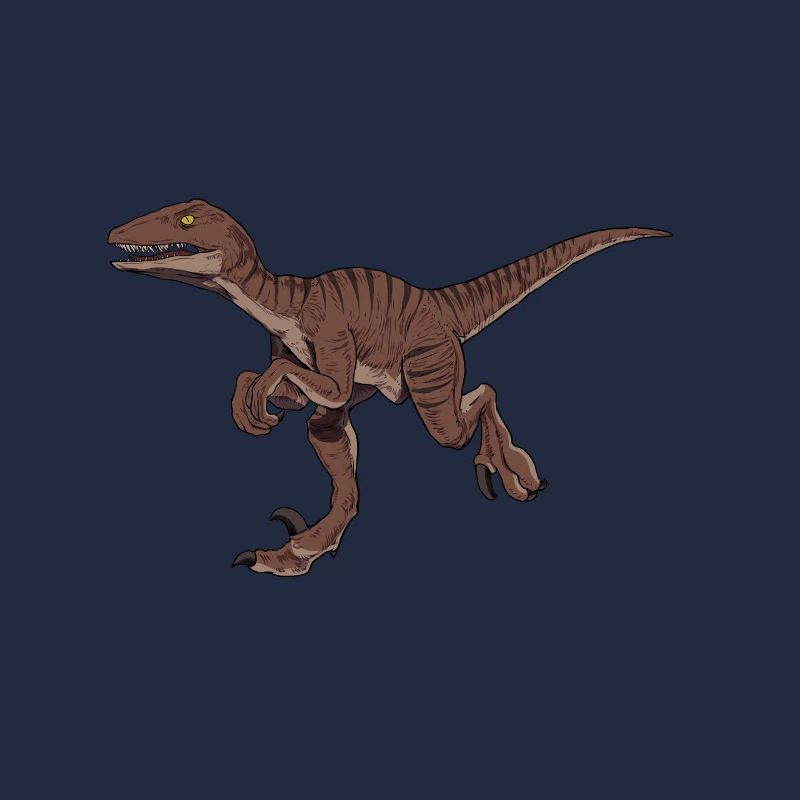Dessin du vélociraptor