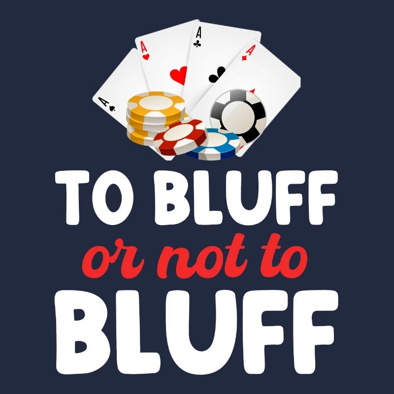 Bluffen Oder Nicht Bluffen Lustiger Pokerspieler