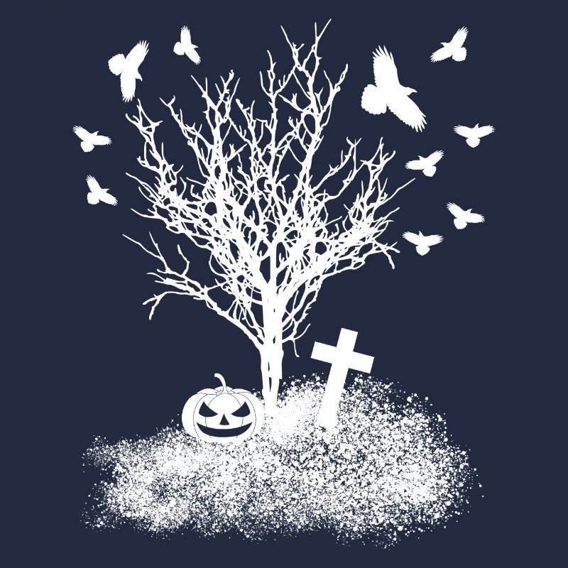 Crow Raven Grave Ravens Halloween Crows