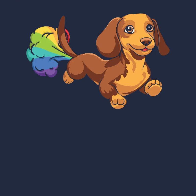 Teckel Teckel Arc-en-ciel Pet