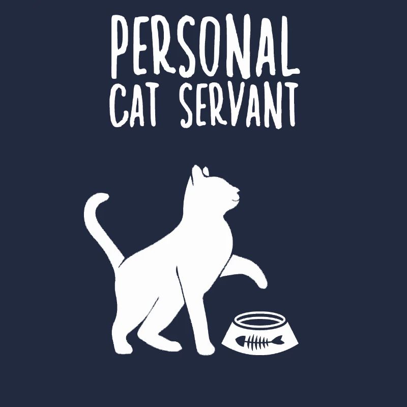 Chat serviteur chat esclave chat drôle chat