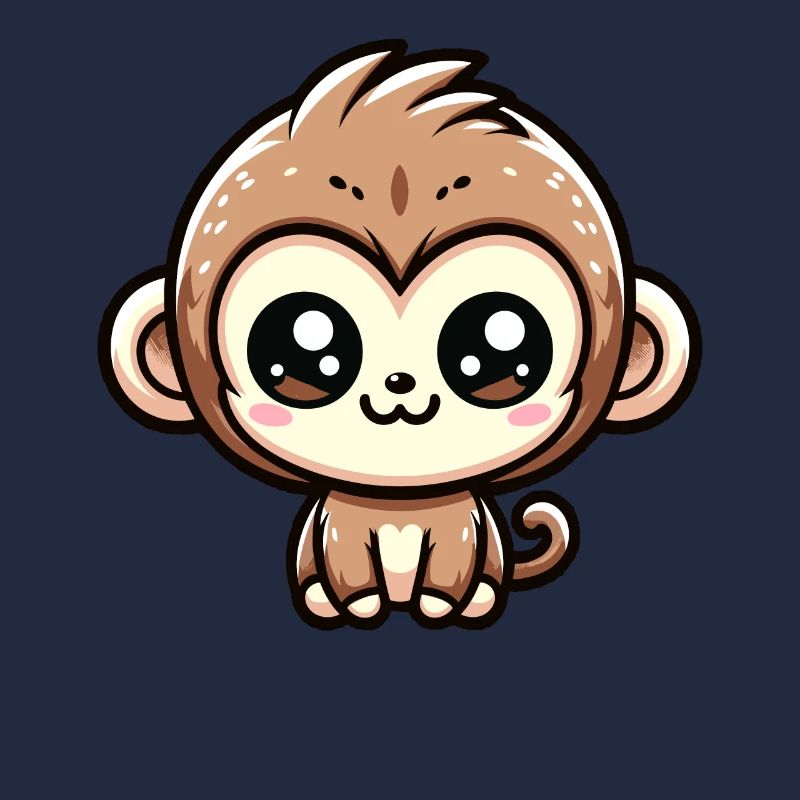 Kawaii Monkey Bébé Singe