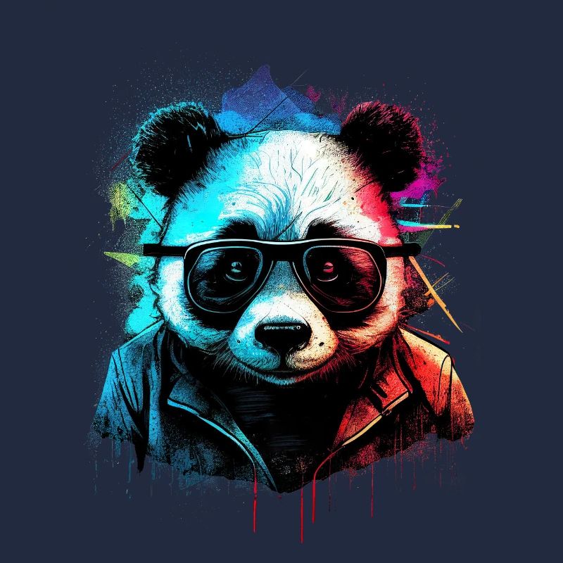 Futuristic panda