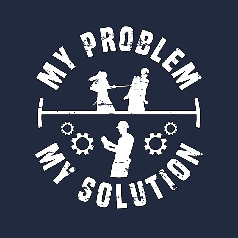 Architect My Problem My Solution Pictogram Dad Mom