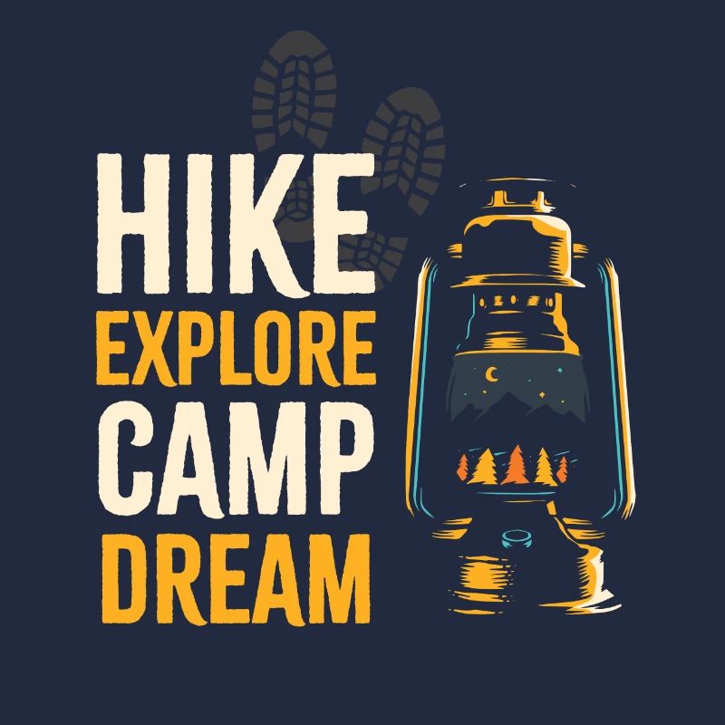 Hike explore camp dream