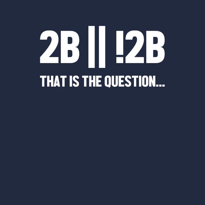 2B or not 2B Question Softwareingenieur Coder