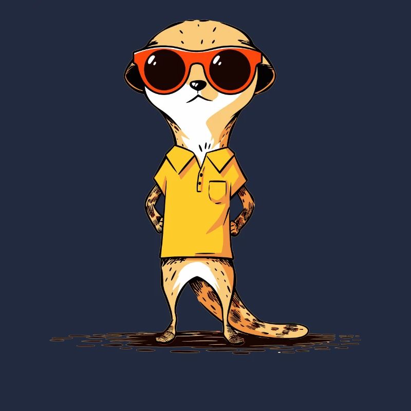 Suricate avec lunettes de soleil Suricate