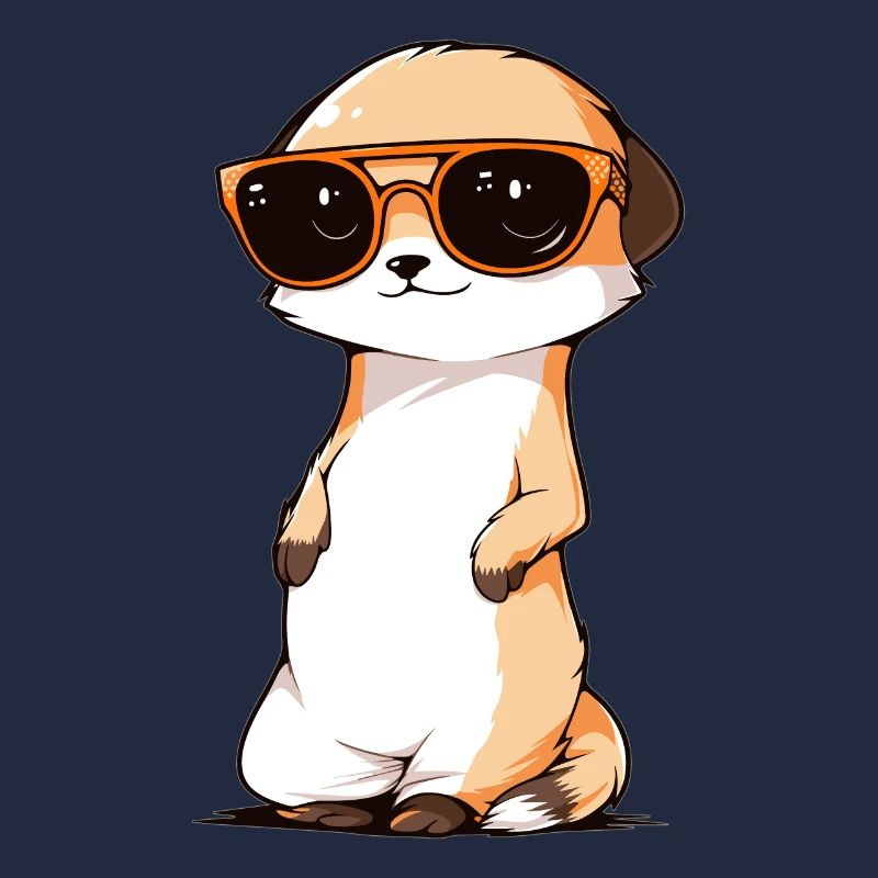 Suricate avec lunettes de soleil Suricate
