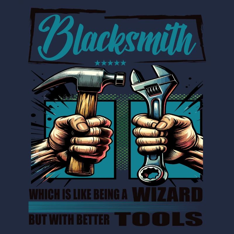 Blacksmith Beruf Spruch Arbeiter