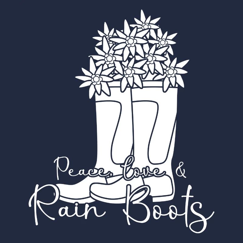 Bottes de pluie à fleurs