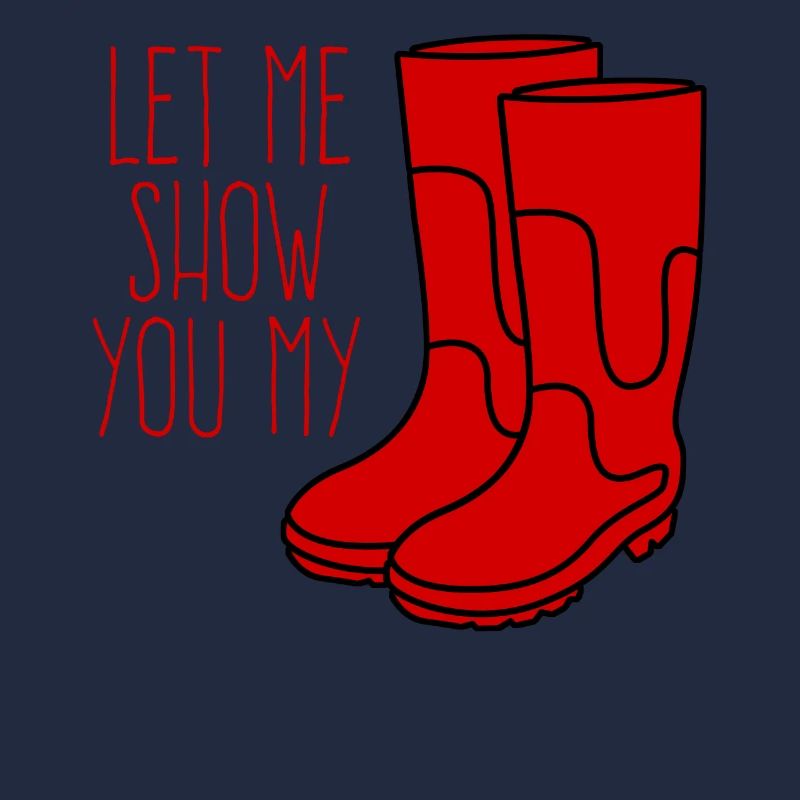 Red Boots Rubber Boots