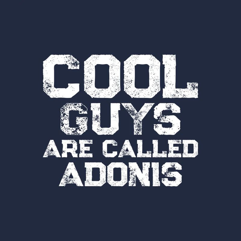 Les mecs cool s’appellent Adonis