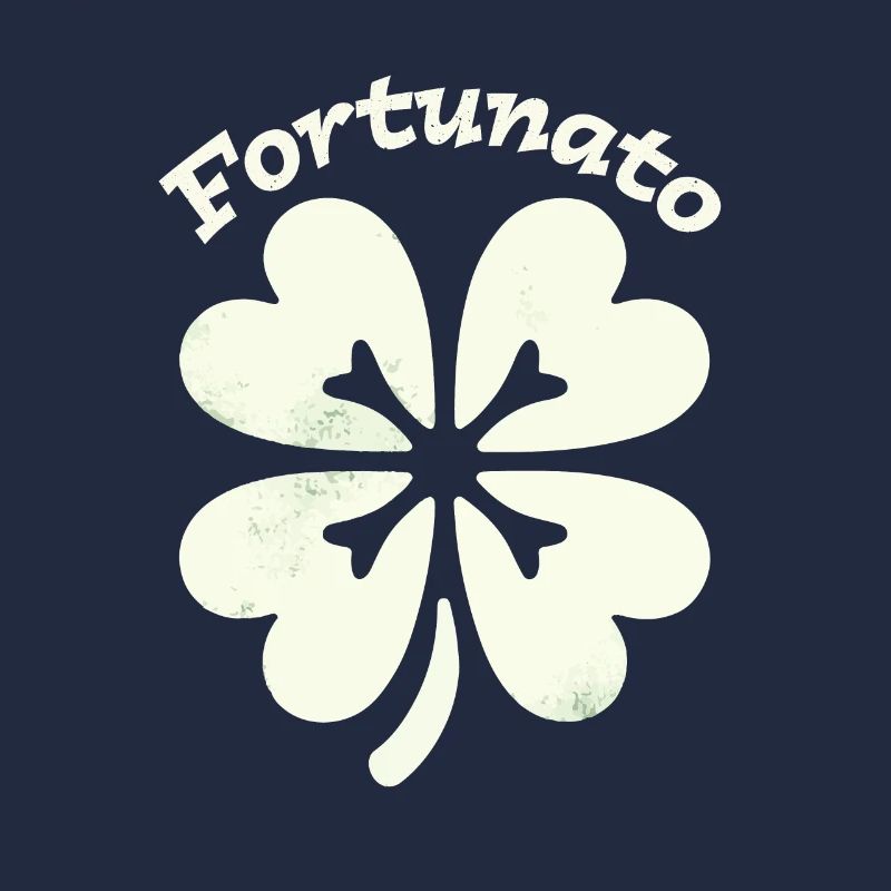 Fortunato Emblem Distressed Vierblatt