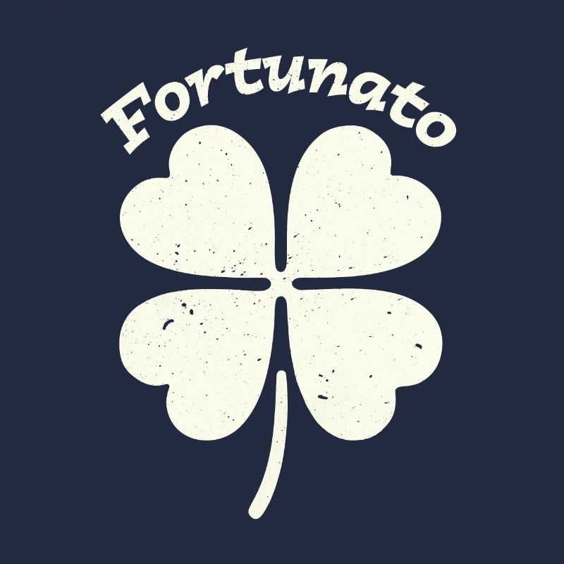 Fortunato Emblem Distressed Vierblatt
