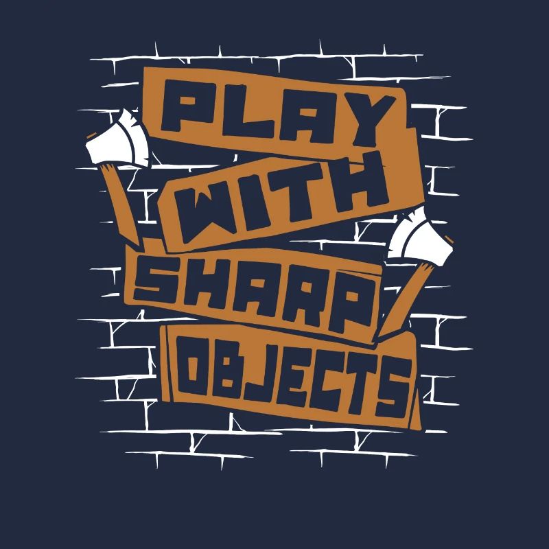 Jouer avec des objets pointus Concours de lancer de hache