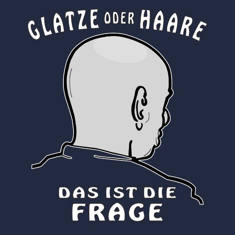 GLATZE ODER HAARE DAS IST DIE FRAGE