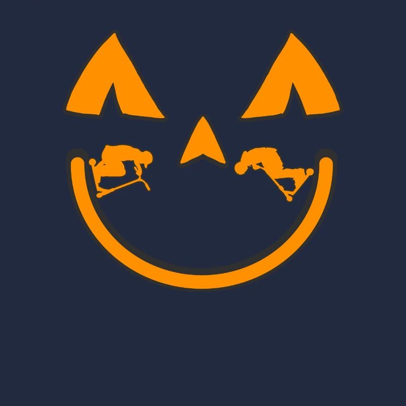 Tretroller Kick-scooter Halloween Tretroller