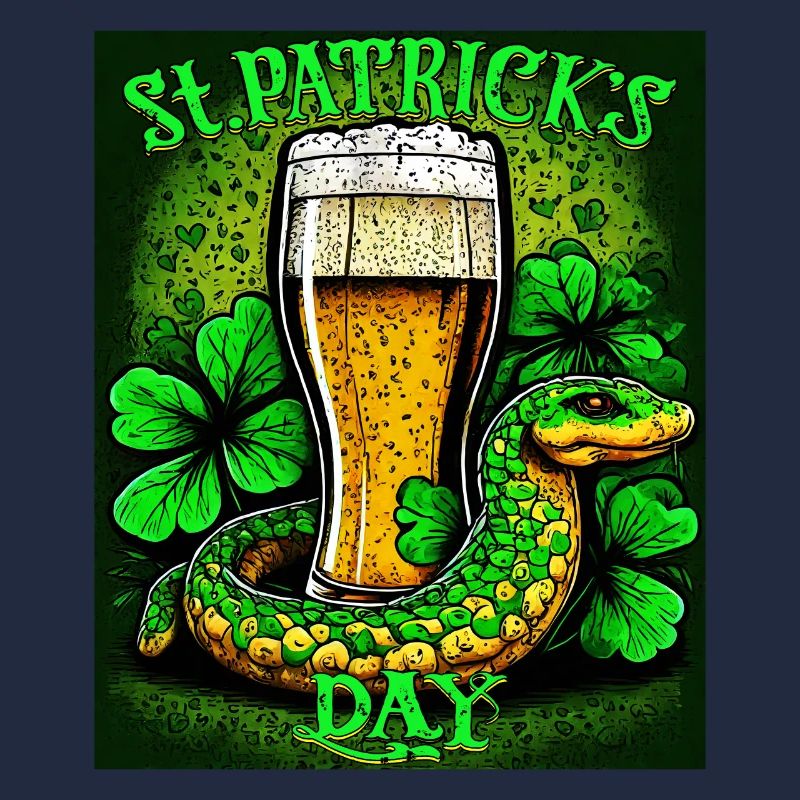 JOUR DE LA SAINT-PATRICK SERPENT BIÈRE TRÈFLE