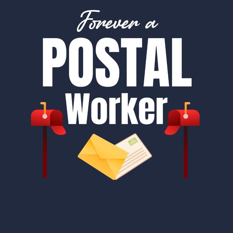 Für Immer Ein Postangestellter Postbote Postbote