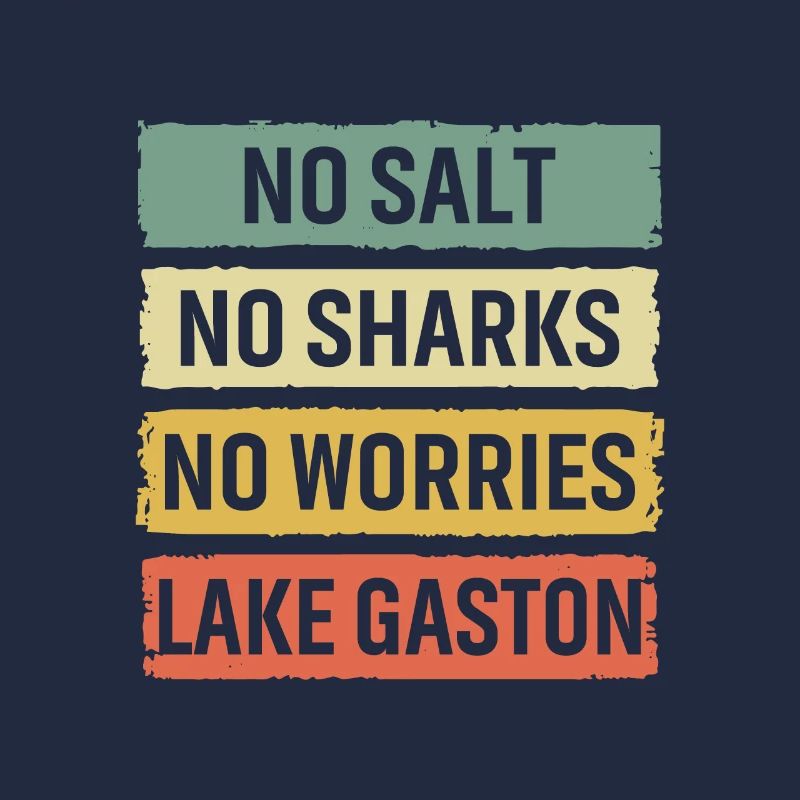 Pas de sel, pas de requins, pas de soucis, lac Gaston