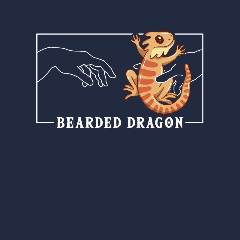 Michelangelo Schöpfung der Adam-Bartagame