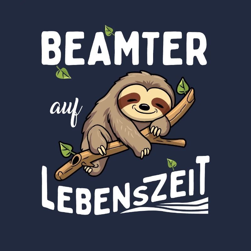 Faultier Beamter auf Lebenszeit