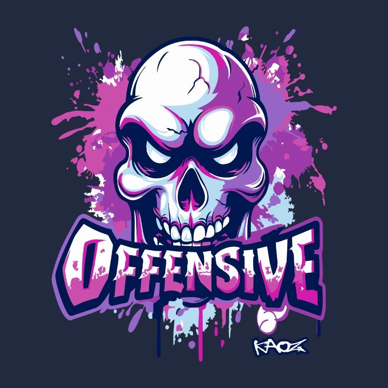 Beleidigender Totenkopf