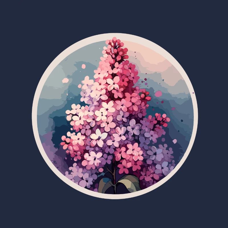 Lilac drawn