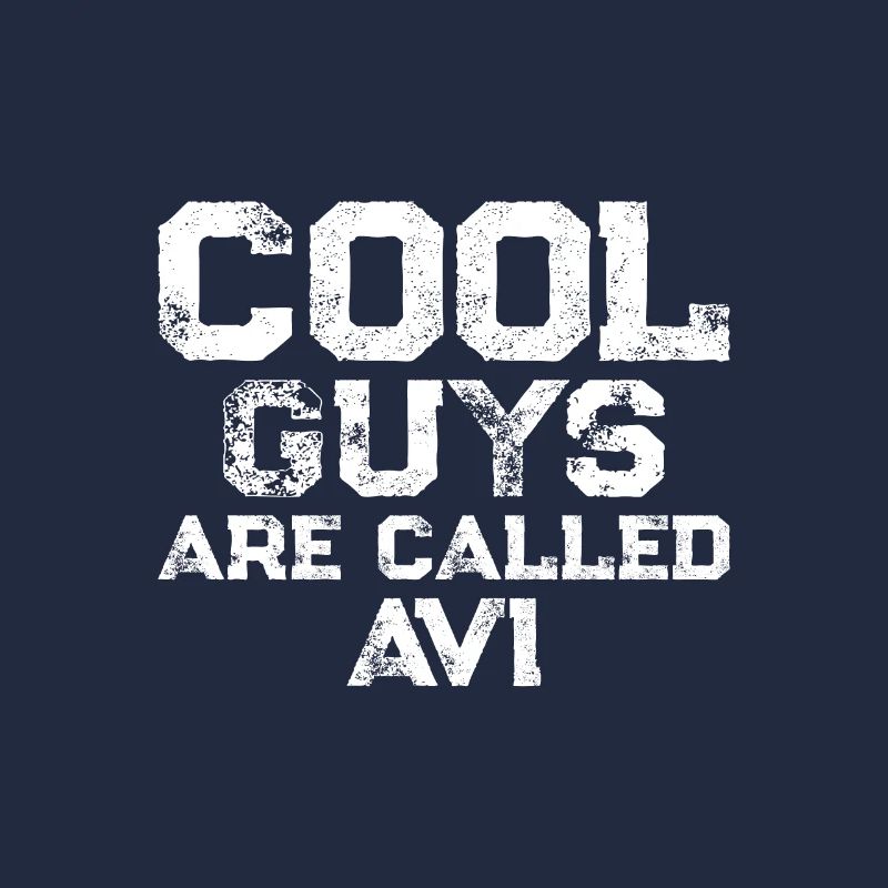 Les mecs cool s’appellent Avi