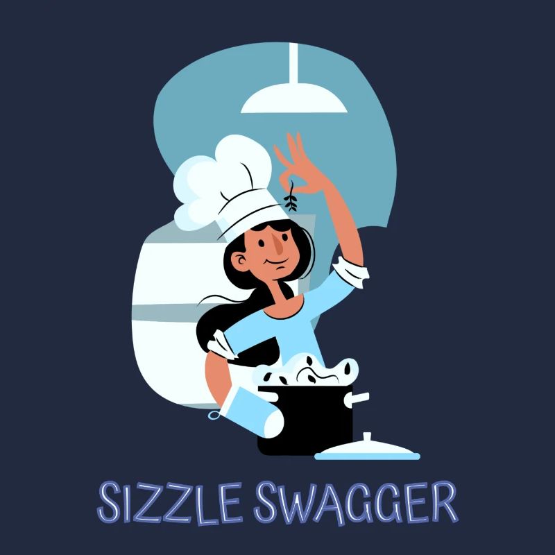 Chef Cook Kitchen Culinary Retro Bake Restaurant