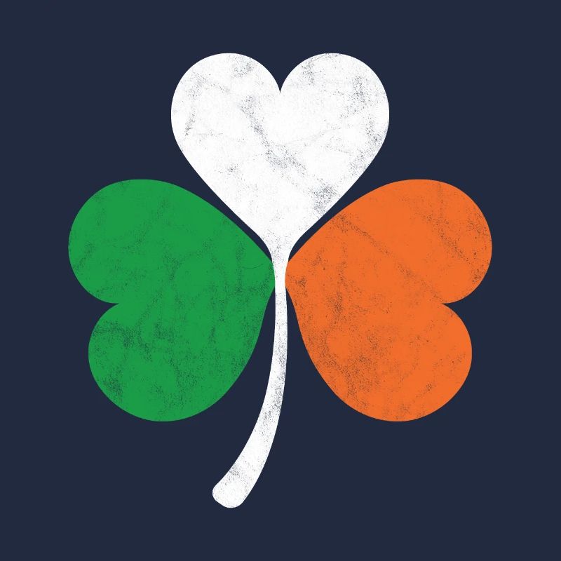 Trèfle du drapeau irlandais