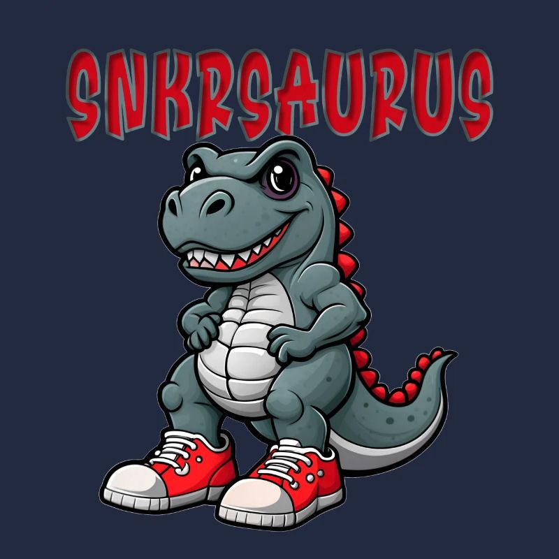 Conception drôle de Snkrsaurus