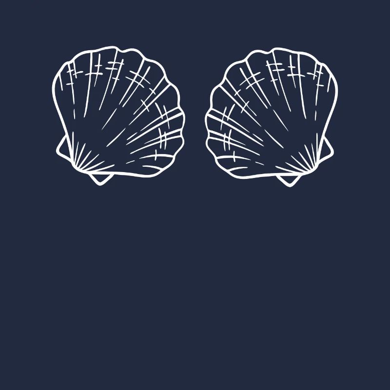Muschel-BH BH Shell Shelling Bag Seashell