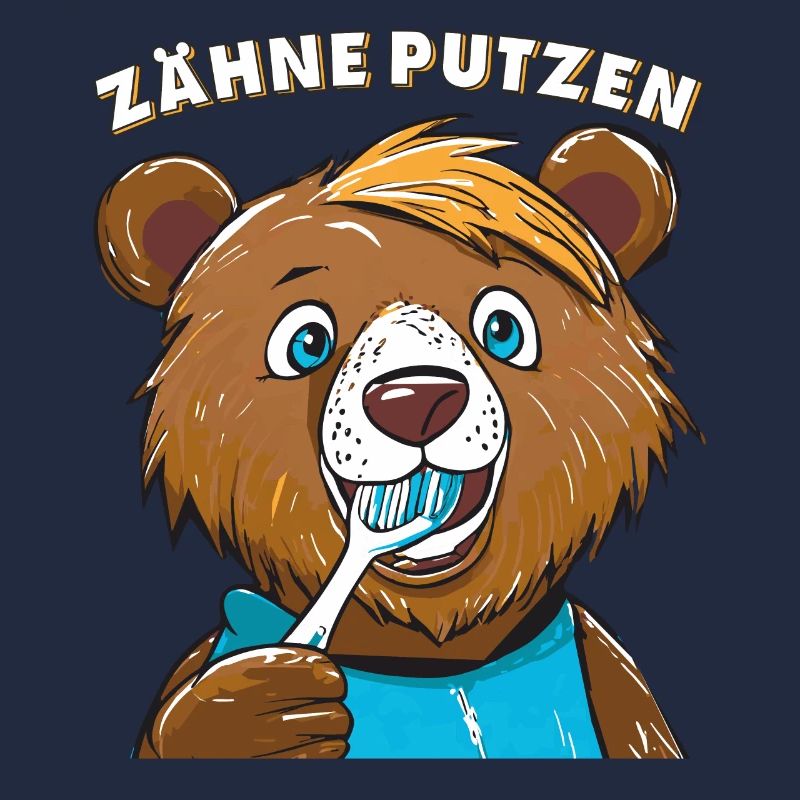 BEAR TEETH BRUSHING