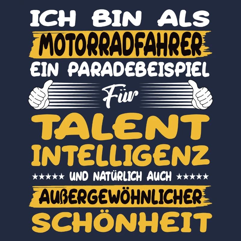 Motorradfahrer ein Paradebeispiel Motorrad