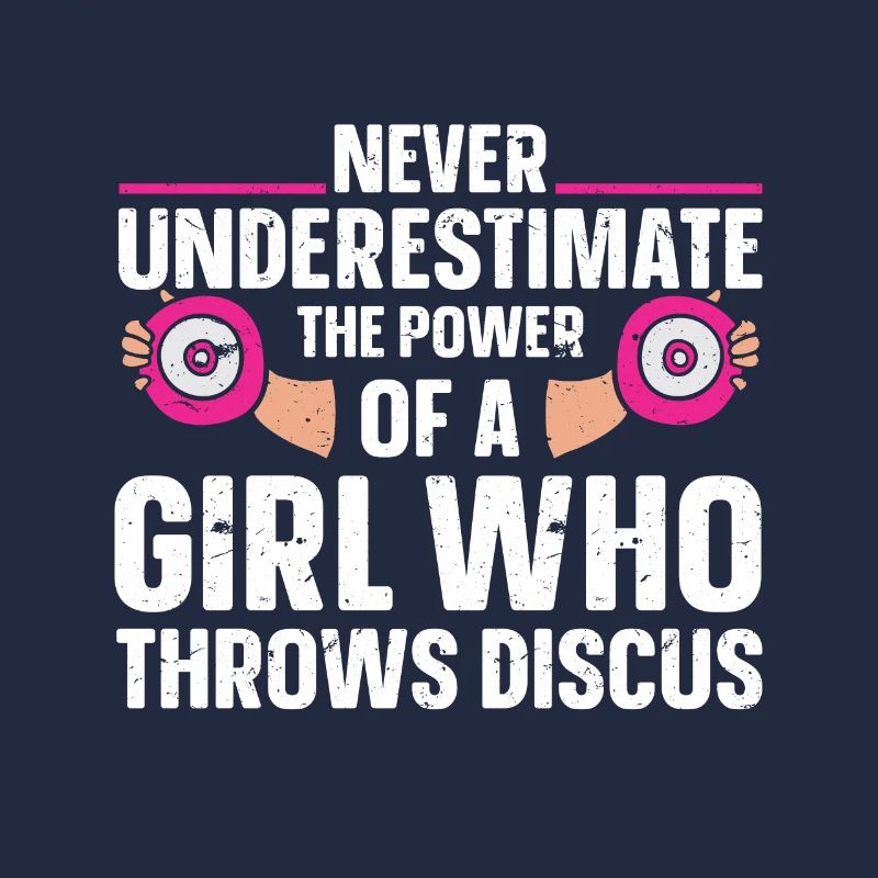 Diskuswerfer Leichtathlet Disc Throw