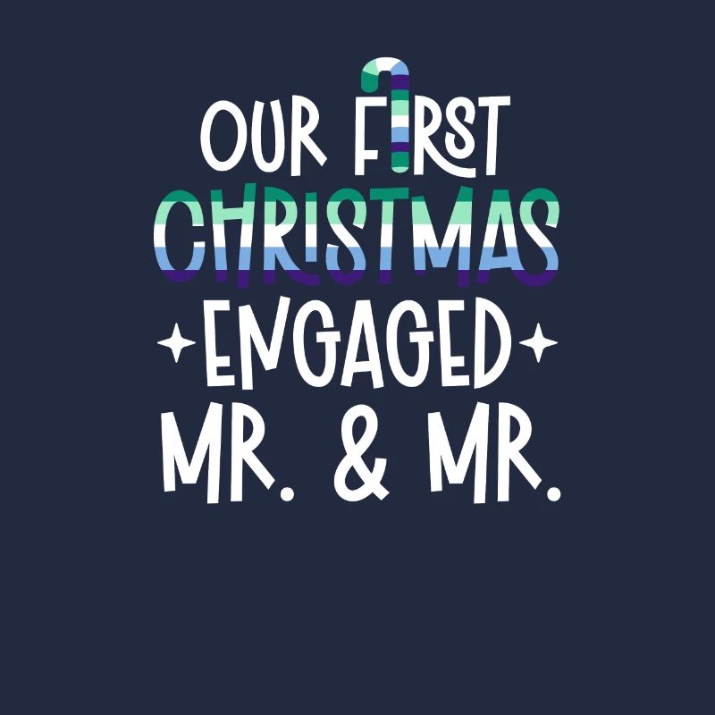 Mr. & Mr. First Christmas Homo-Ehe