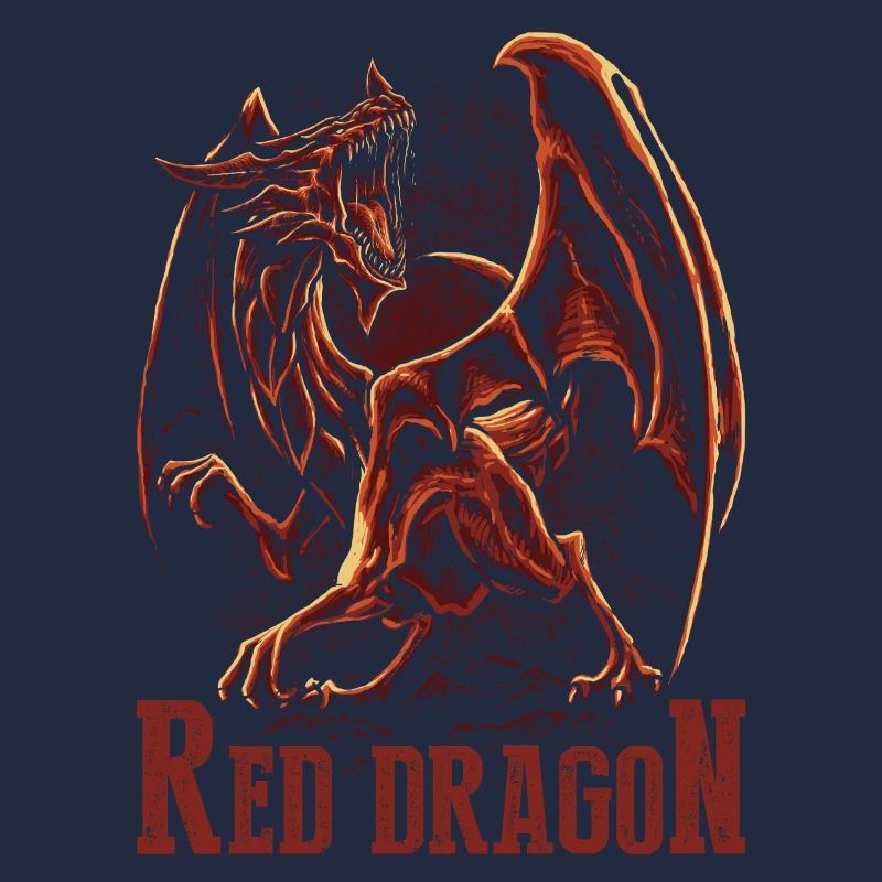 Roter Drache