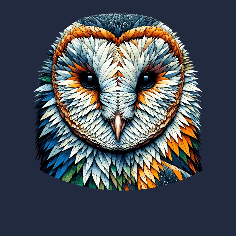 Polygon Art Schleiereule Eulen