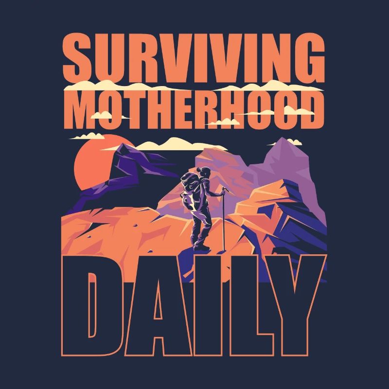 Mama Mutter Kletternde Mutterschaft