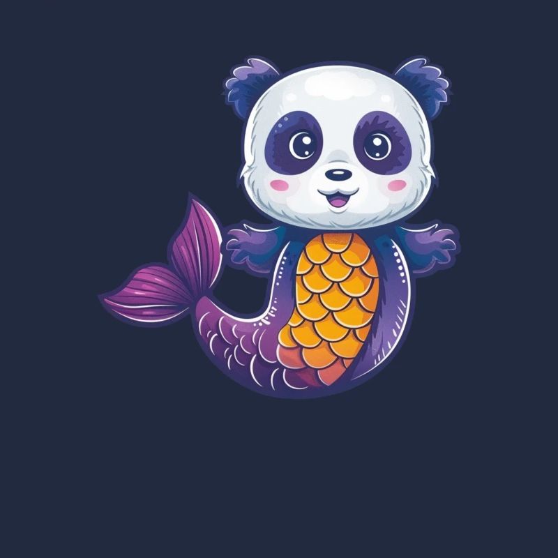 Panda Ours Sirène Panda géant japonais
